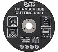 BGS 3286-1 | Disco de corte | Ø 75 x 1,8 x 9,7 mm