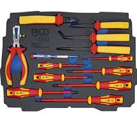 BGS 3352 | Bandeja de espuma para BGS BOXSYS1 & 2: Alicates VDE / juego de destornilladores | 13 piezas
