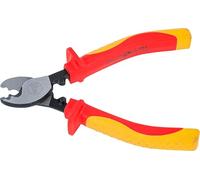 BGS 35885 | Cortacables VDE | 160 mm | DIN ISO: EN 60900 | función de pelado | cable de uno y varios hilos | acero al cromo vanadio