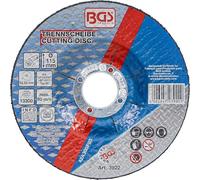 BGS 3922 | Disco de corte para metal | Ø 115 x 2,5 x 22,2 mm | tipo 42