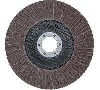 BGS 3975 | Disco de láminas | Ø 125 mm | K 60 | Para amoladora angular, 22,2 mm, óxido de aluminio