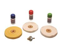 BGS 3990 | Juego para pulir metales blandos | 7 piezas