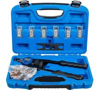 BGS technic KG Juego remachadora y remaches Ref. 408 M3–M10 68 piezas