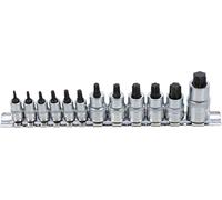BGS 5098 | Juego de puntas de vaso | extra corta | perfil en T (para Torx) T8 - T60 | 12 piezas