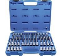 BGS 5190 | Juego de puntas de vaso | entrada 12,5 mm (1/2") | perfil en TP (para Torx Plus) TP20 - TP70 | 32 piezas