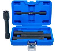 BGS 5262: Juego de adaptadores especiales para llaves de vaso, longitud de 150 mm, tamaño 12,5 (1/2), 5 piezas.