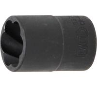 BGS 5276 | Llave de vaso de perfil en espiral / extractor de tornillos | entrada 10 mm (3/8") | 16 mm