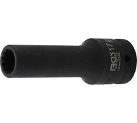 BGS 5345 | Llaves de vaso impacto 12 caras, largo | entrada 20 mm (3/4") | 17 mm