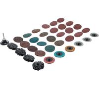 BGS technic KG – Juego de discos abrasivos y platos de lijadora BGS 6649 – Ø 50 mm – 35 piezas