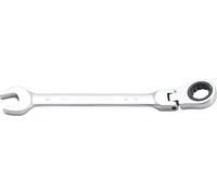BGS 6717 | Llave combinada con carraca | ajustable 90° | 17 mm