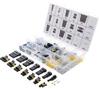 BGS 6872 | Surtido de conectores | 425 piezas | Protección contra salpicaduras y polvo | contactos de latón | carcasa PA66 + GF | rango de temperatura de -40 a 120 °C