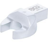 BGS 6901-18 | Llave de boca insertable | 18 mm | Sujeción 14 x 18 mm | Acero al cromo vanadio, cromado, mate, eje rectangular, con pasador de seguridad