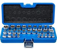 BGS 70099 | Juego de llaves de vaso E-Torx | entrada 6,3 mm (1/4") / 12,5 mm (1/2") | E4 - E24 | 28 piezas