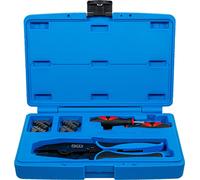 Kit de herramientas de crimpado y terminales BGS technic, peso: 1,03 kg