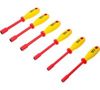 BGS 71095 | Juego de destornilladores de llave de vaso VDE | hexágono | 5,5 - 12 mm | 6 piezas