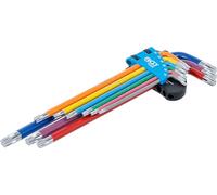 BGS 74459 | Juego de llaves allen | multicolor | extra larga | perfil en T (para Torx) T10 - T50 | 9 piezas