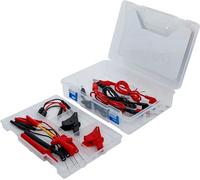 BGS 74511 | Juego de accesorios de cables de medición y puntas de comprobación | para multímetros | 15 piezas