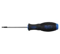 BGS 7849-T10 | Destornillador | perfil en T (para Torx) con perforación T10 | Longitud de cuchilla 80 mm