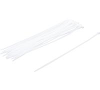 BGS 80878 | Surtido de bridas | blancos | 8,0 x 400 mm | 30 piezas