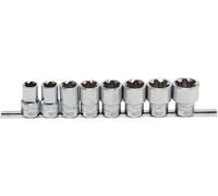 BGS 8806: Juego de adaptadores para llave de vaso, tipo Torx Plus, de 18EP a 32EP, tamaño 12,5 (1/2"), 8 piezas.