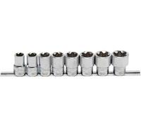 BGS 8806 | Juego de llaves de vaso T-Star (para Torx Plus) | entrada 12,5 mm (1/2") | 18EP - 32EP | 8 piezas