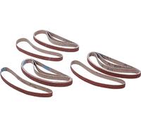 BGS 8853-1 | Bandas de lija | 10 mm x 330 mm | 12 unidades para BGS 8853