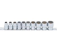 BGS technic KG Juego de llaves de vaso 9114, 12 caras, entrada 12,5 mm (1/2") 10 piezas