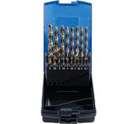 BGS 9297 | Juego de brocas espirales | HSS-G M35 acero al cobalto | 1 - 10 mm | 19 piezas