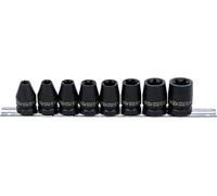 BGS 9779 | Juego de llaves de vaso de impacto E-Torx | entrada cuadrado interior 12,5 mm (1/2") | E10 - E24 | 8 piezas
