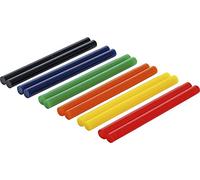 BGS Diy 80847 | Barras de pegamento termofusible | coloreadas | Ø 11 mm, 150 mm | 12 piezas