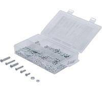 BGS Diy 8134 | Surtido de tuercas y tornillos | métrica | M4 / M5 | 126 piezas