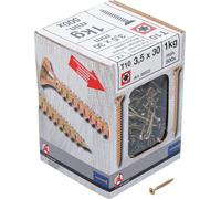 BGS Diy 88022 - Tornillos multiusos, perfil en T (para Torx) T10, 3,5 x 30 mm, 1 kg, 500 unidades