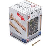 BGS Diy 88026 - Tornillos multiusos, perfil en T (para Torx) T20, 4,5 x 50 mm, 1 kg, 290 unidades