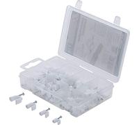 BGS Diy 88166 | Surtido de abrazaderas para cables | 71 piezas