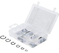 BGS Diy 88170 | Surtido de anillos de seguridad interiores (circlip) | Ø 8 - 19 mm | 78 piezas