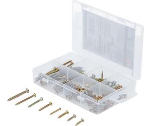 BGS Diy 88191 | Surtido de tornillos multiusos | cabeza con punta en cruz PZ2 | 120 piezas