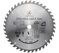BGS DIY Disco Sierra Circular de Carburo | Ø 350 x 30 x 3,4 mm | 40 Dientes 3958