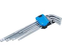 BGS technic KG Juego de llaves Allen Ref. 799 1/16"-3/8" 9 piezas hexágono interior y cabeza de bola