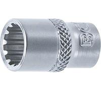 BGS 10110 | Llave de vaso Gear Lock | entrada 6,3 mm (1/4") | 10 mm | Accionamiento cuadrado interior de 6,3 mm (1/4") | acero al cromo vanadio | Cromado, mate, con moleteado