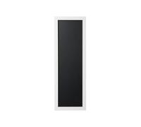 Bi-Office Back2Chalk Essentials - Pizarra de tiza, marco MDF, Blanco, 20 x 60 cm
