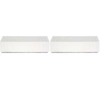 Bi-Office - Borrador magnético professional, 140 x 40 x 35 mm (Paquete de 2)