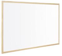 Bi-Office Budget - Pizarra magnética con marco de madera revestida roble, 600 x 400 mm