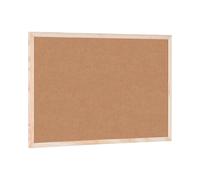 Bi-office budget - tablero de corcho con marco de madera, 60 x 40 cm