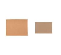 Bi-Office Earth Executive Tablero de Corcho de Marco de MDF Roble, 120 x 90 cm + Budget Tablero de corcho con marco de madera, 90 x 60 cm
