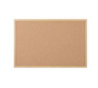 Bi-Office Earth Executive - Tablero de Corcho de Marco de MDF Roble, 90 x 60 cm