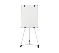 Bi-Office Earth Kyoto Flipchart caballete magnético móvil, 70 x 100 cm (tamaño europeo), superficie de acero lacado borrado en seco, marco de aluminio