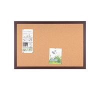 Bi-Office Earth Prime - Tablero de Corcho de Marco de MDF Cereza, 90 x 60 cm