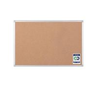 Bi-Office Earth - Tablero de Corcho, 90 x 60 cm, Tablón de Anuncios con Marco de Aluminio
