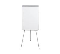 Bi-Office Easy Pizarra Magnética con caballete de trípode, con brazos extensibles, marco gris, pizarra A1 60 x 85 cm, para rotafolios