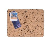 Bi-Office Eco Tablero de Corcho Sin Marco, Corcho Doble Cara y Corcho con Eva Negro, Rectangular 40 x 30 cm